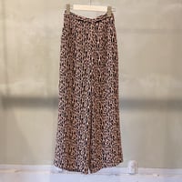 【Greed International グリードインターナショナル】Leopard Jacquard Flare Pants in Other