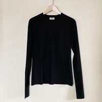 【Bed&Breakfast ベッド＆ブレイクファースト】Stretch Fit Base Long Sleeve Tee in Black