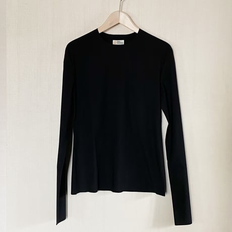 【Bed&Breakfast ベッド＆ブレイクファースト】Stretch Fit Base Long Sleeve Tee in Black