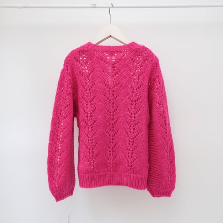 【mieyamieya ミエヤミエヤ】mohair knit  (モヘアニット）