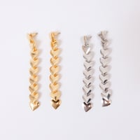 【Bijou R.I/ビジューアールアイ】Continuous Heart Long Pierce