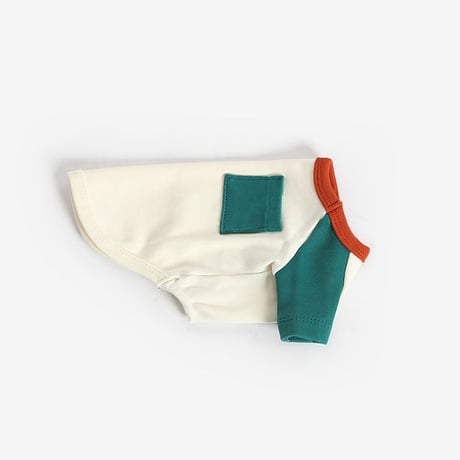 【TUSTUS】colorblock raglan (green)