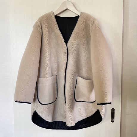 QTUME リバーシブルボアコート QTUME リバーシブルボアコート
