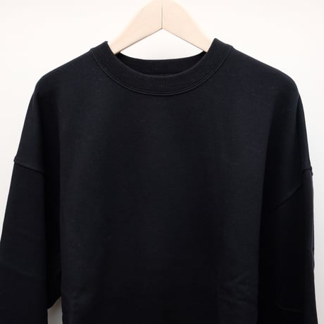 【Bed&Breakfast ベッド＆ブレイクファースト】Standard Soft Sweat Tops in Black