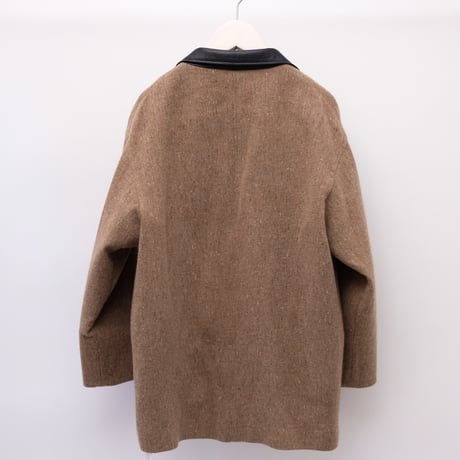 【Greed International グリードインターナショナル】KASURI Knot Slub Tweed Coat