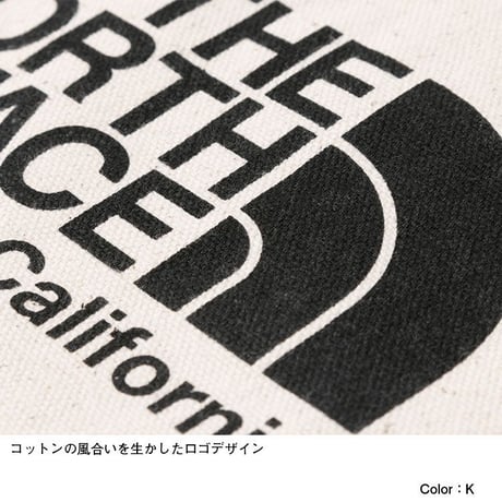【The North Face/ノースフェイス】TNF Organic Cotton Tote (コットントート）NM82041 GG/K/W/ZG