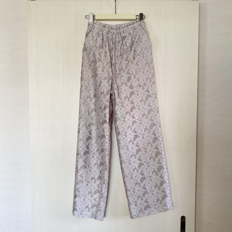 グリードインターナショナルJacquard pants white グリードインターナショナルJacquard pants white
