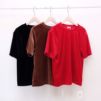 【nue by near.nippon ヌエ】Nue_10 Nectar ( Velour Tee ) ネクター （ ベロア Tシャツ ）