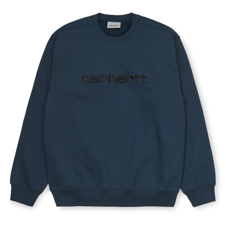 【Carhartt WIP /カーハートウィップ】CARHARTT SWEATSHIRT  (クルースウェット）I027-092 Admiral / Black