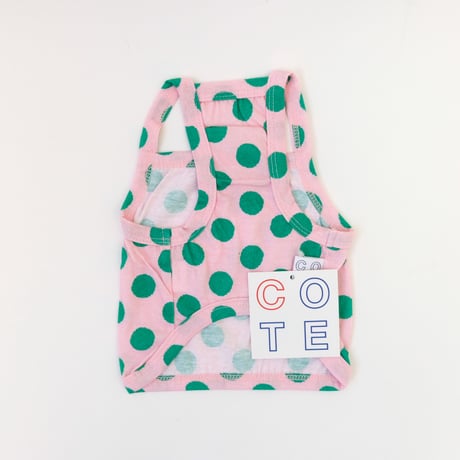 【cote a cote/コータ・コート】Dot Tank top