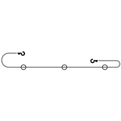 【Cloud7/クラウド7】Dog Leash Vondelpark (ドッグリード）LサイズーBurgundy