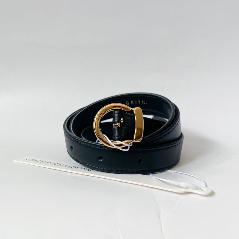 Greed Internationalグリードインターナショナル】Belt in Black