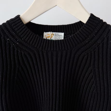 【Bed&Breakfast ベッド＆ブレイクファースト】Cotton Balloon Sweater in Black