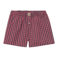 【Carhartt WIP /カーハートウィップ】COTTON BOXERS - James Check, Etna Red　I029-372