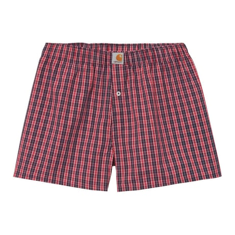 【Carhartt WIP /カーハートウィップ】COTTON BOXERS - James Check, Etna Red　I029-372