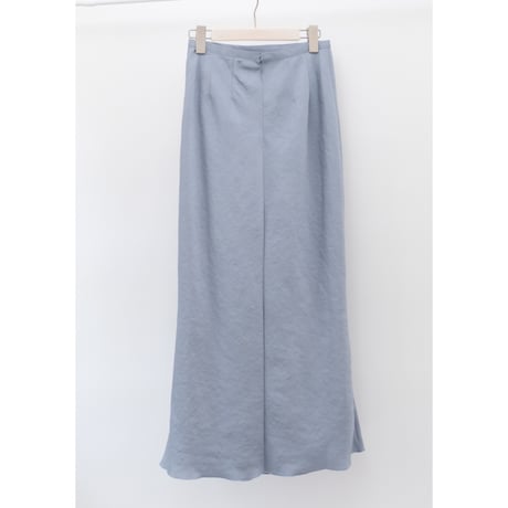 【Bed&Breakfast ベッド＆ブレイクファースト】 Textured Satin Biass Skirt