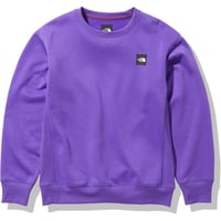 【The North Face】Square Logo Crew  (スクエアロゴクルー）PP(ピークパープル）NT62041(メンズ）
