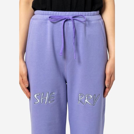 【Oh Sherry オーシェリー】Oh Sherry  "Winners" Sweat Pantsin Purple