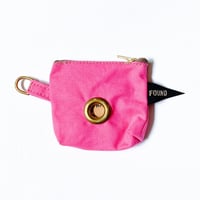 【Found My Animal /ファウンドマイアニマル】POOP BAG POUCH    (プープバッグ　BRIGHT PINK