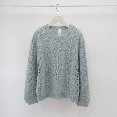 【mieyamieya ミエヤミエヤ】mohair knit  (モヘアニット）