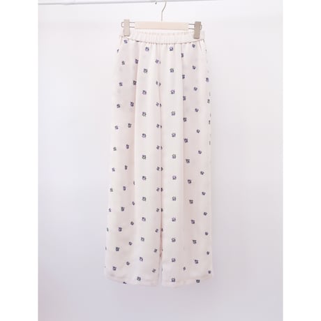 【Greed International グリードインターナショナル】Still Garden Embroidery Pants