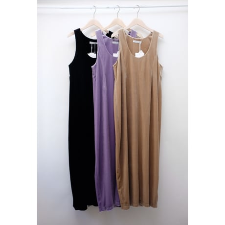 【Greed International グリードインターナショナル】 Chantique Velour Dress in Beige