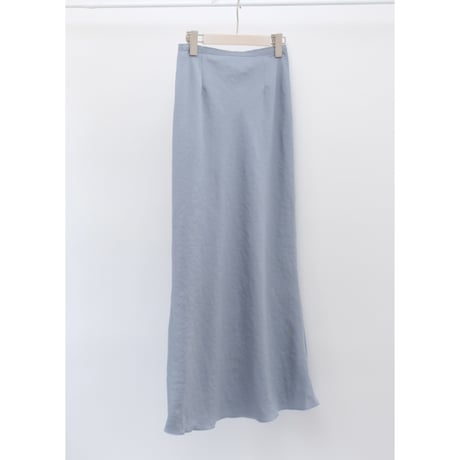 【Bed&Breakfast ベッド＆ブレイクファースト】 Textured Satin Biass Skirt