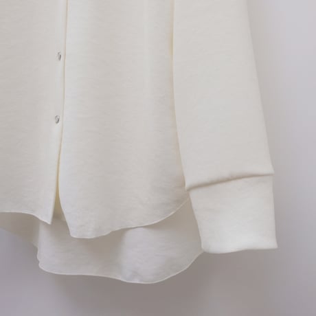 【Bed&Breakfast ベッド＆ブレイクファースト】Back Satin Dry Georgette Blouse
