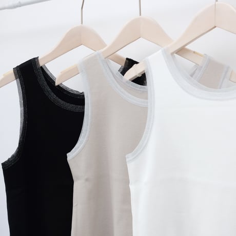 【QTUME】リブTanktop 650-25537