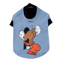 【HAINU ハイヌ】My base T-shirts for Dog  (マイベースティー）blue/pink