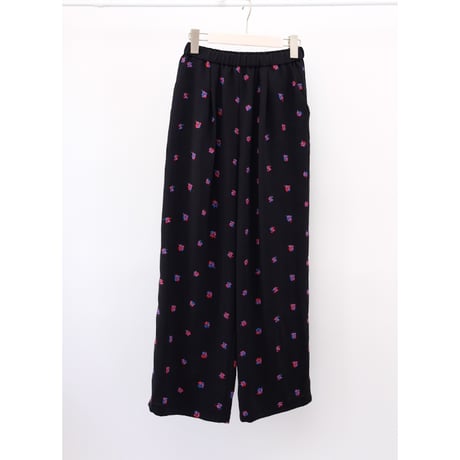 【Greed International グリードインターナショナル】Still Garden Embroidery Pants
