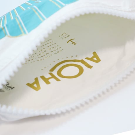ALOHA COLLECTION（アロハコレクション）/Mini Pouch in TurquoiseSunriseShell