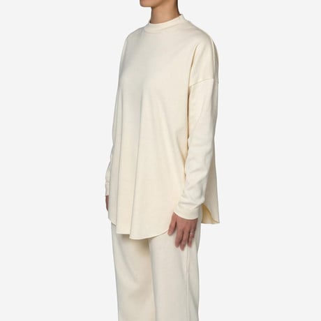 【Bed&Breakfast ベッド＆ブレイクファースト】Natural Rib Big Top in Ivory