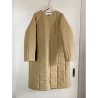 【Bed&Breakfast】Grosgrain Quilted Liner LongCoat in Beige