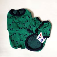 【cote a cote/コータ・コート】Cherry Cardigan (チェリーカーディガン）green