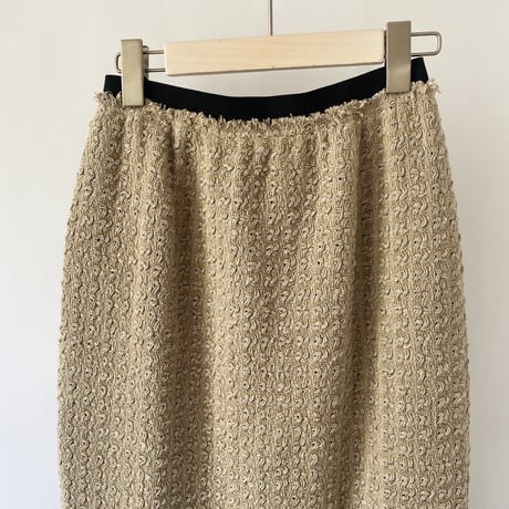 【Greed International グリードインターナショナル】 C/L Dobby Tweed Skirt in Other