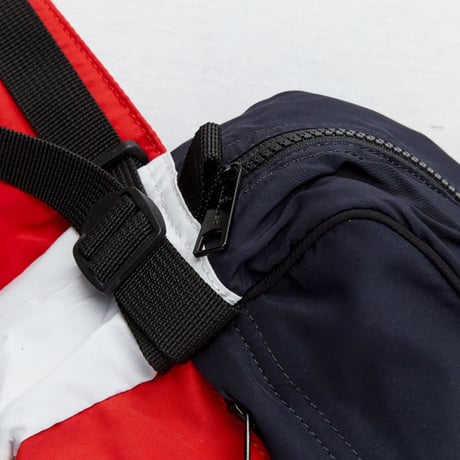 【Carhartt WIP /カーハートウィップ】Terrace HipBag  (テラスヒップパック）I026-186 Cardinal/DarkNavy/White