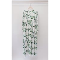 【Bed&Breakfast ベッド＆ブレイクファースト】Eucalyptus Pattern Dress
