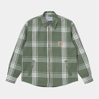 【Carhartt WIP /カーハートウィップ】CAHILL SHIRT JAC (シャツジャケット） I028-801 Cahill ChD Green