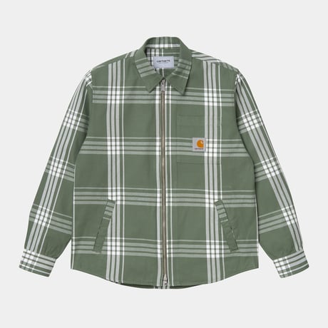 【Carhartt WIP /カーハートウィップ】CAHILL SHIRT JAC (シャツジャケット） I028-801 Cahill ChD Green