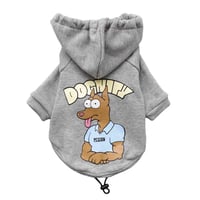 【PEGION/ペギオン】DOGNITY DOG PARKA/ドッグニティードッグパーカーgrey/beige