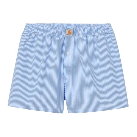 【Carhartt WIP /カーハートウィップ】COTTON BOXERS - Jack Stripe, Wave　I029-372