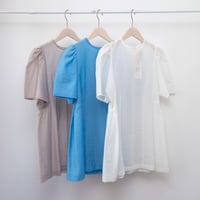 【Bed&Breakfast ベッド＆ブレイクファースト】Recycled Cool Washer Puff Blouse