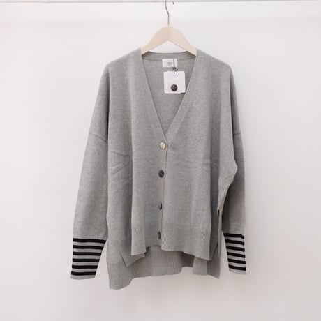 【siro de labonte シロ】 bordersleeve cardigan <R513101>