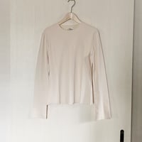 【Bed&Breakfast ベッド＆ブレイクファースト】Stretch Fit Base Long Sleeve Tee in Beige