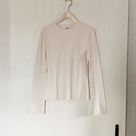 【Bed&Breakfast ベッド＆ブレイクファースト】Stretch Fit Base Long Sleeve Tee in Beige