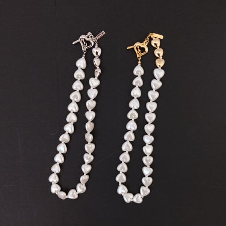 【Bijou R.I/ビジューアールアイ】Continuous Heart Necklace