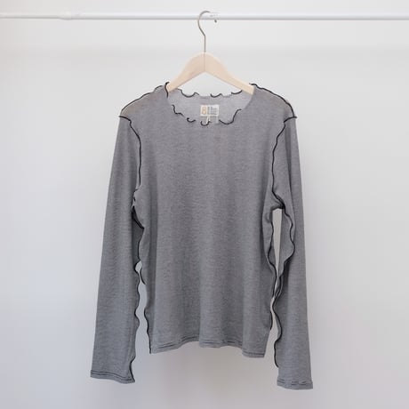 【Bed&Breakfast ベッド＆ブレイクファースト】mellow neck long sleeve tee