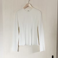 【Bed&Breakfast ベッド＆ブレイクファースト】Stretch Fit Base Long Sleeve Tee in Off White