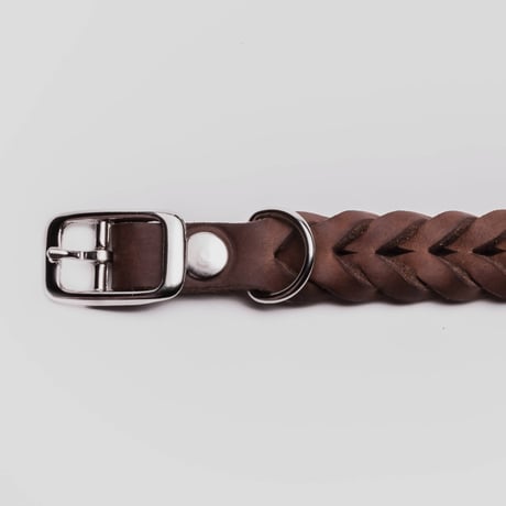 【Cloud7/クラウド7】DOG Collar Central Park (レザーカラー）Lサイズ-Brown